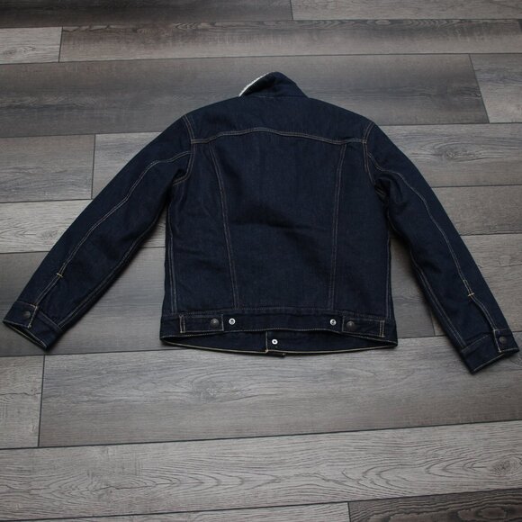 🧥 Levi’s Men’s Sherpa Trucker Jacket 👖 PC9-16365-0075 | Denim Lined Size Small - Picture 11 of 15